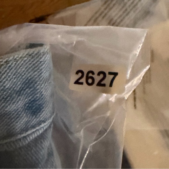 Vintage Wrangler Authentic Jeans Mens 36x32 Light Wash Blue Tapered USA Denim - Picture 16 of 16